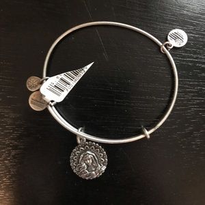 Silver Mother Mary Magdalene Alex and Ani bracelet